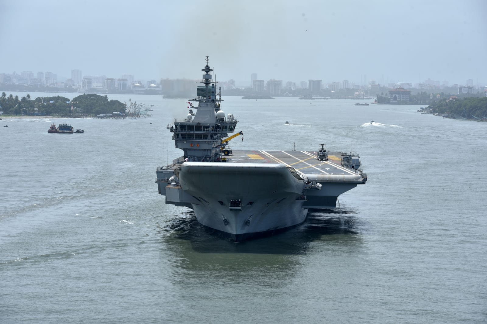 India Commissions First Home Made Carrier INS Vikrant